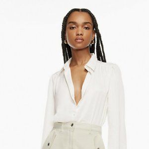 Aritzia Wilfred Lily Satin Top